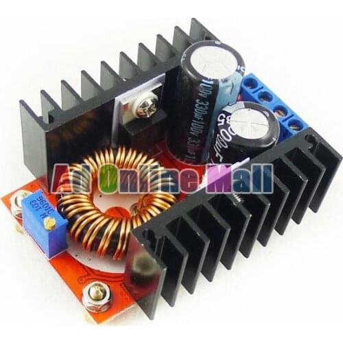 DC Boost Converter 10-32V to 60-97V Step Up Car Power Supply Adjustable Module 100W 10PCS/LOT