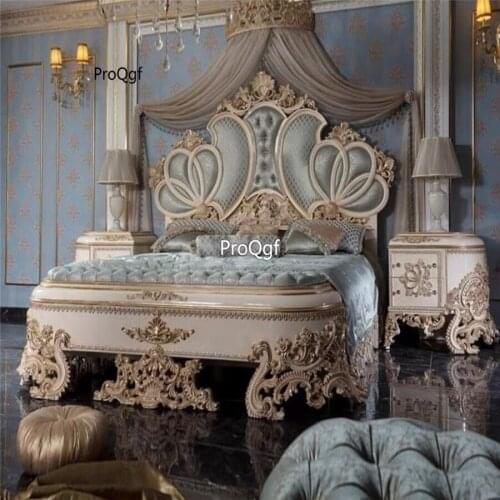 Prodgf 1Pcs A Set European Fashion Romantic Bedroom Bed(no mattress)