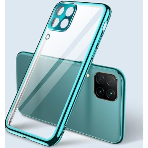 Camera Bumper Transparent Phone Case on for Huawei P40 Lite P40 Pro P 40 P40lite P40pro 40lite 40pro 2020 soft tpu cover fundas