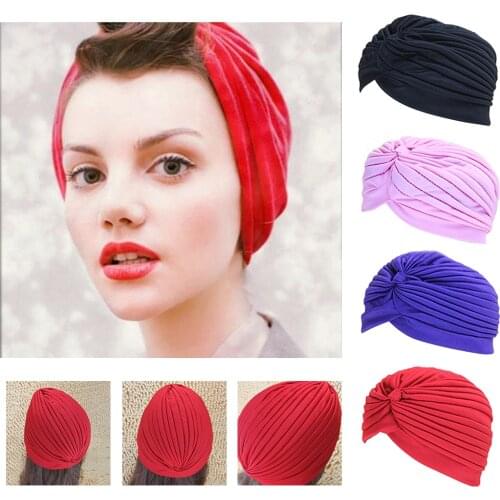 Swimming Cap Elastic Nylon Turban breathable Pool Bathing Hats For Outdoor Sports Yoga Elastic Polyeste Indian Turban Head scarf