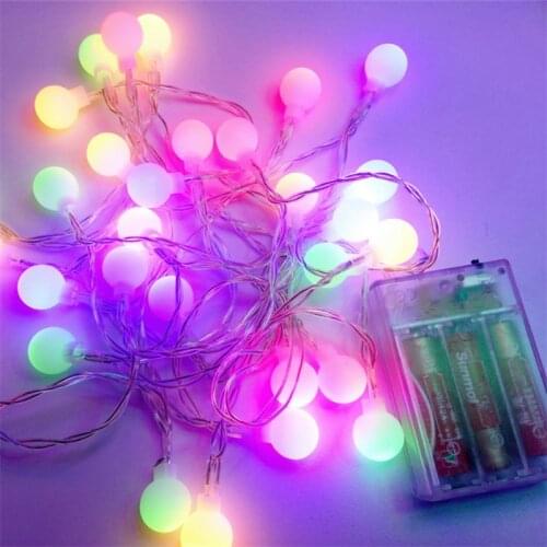 LED String Lights 2M 3M 5M 10M 3*AA Battery String Lights Novelty Fairy Lighting Festival Christmas Wedding Decoration