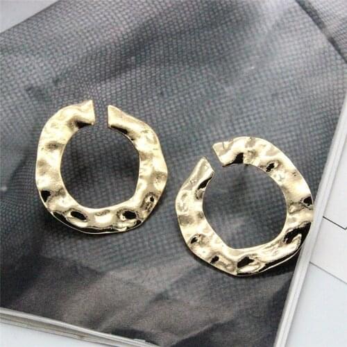 Fashion Statement Earrings 2020 Big Geometric Round Earrings For Women Hanging Drop Earing Modern Female Jewelry