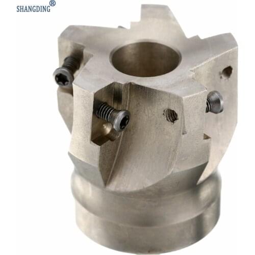 1pc Carbide Alloy BAP400R-50-22-4F Indexable Face Milling Cutter 50mm with T15 Wrench For APKT 1604 Inserts