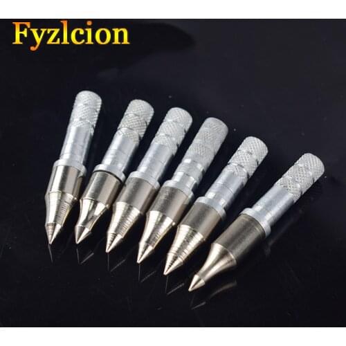 12/24pcs DIY Archery Accessories 100Gr Arrow Target Point Arrowhead+Aluminum Insert For ID 6.2mm Carbon/Fiberglass Arrow Shaft