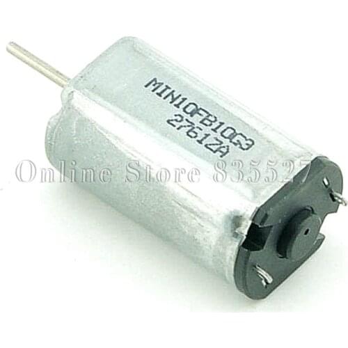 20pcs/lot NdFeB Strong magneto high speed Model airplane Electric machinery Carbon brush N30 Miniature DC motor