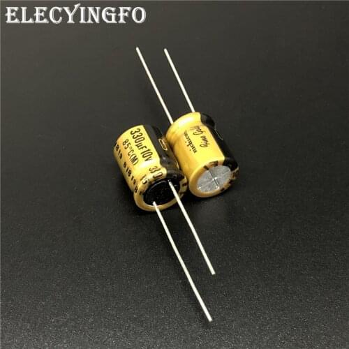 5Pcs/50Pcs 330uF 10V NICHICON FG Series (fine gold) 10x12.5mm 10V330uF High Grade HIFI Audio Capacitor