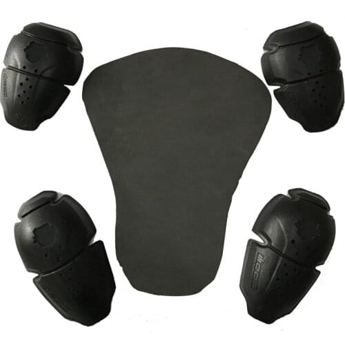 5PCS Motorcycle Jacket Protector Motocross CE Protector Elbow pads Motorbike Body Armor Rodilleras Armor Motorcycle Equipment