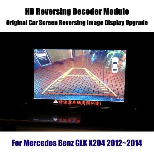 Car Rear View Backup Camera For Mercedes Benz GLK X204 2012-2015 Reverse Parking CAM Full HD CCD Decoder