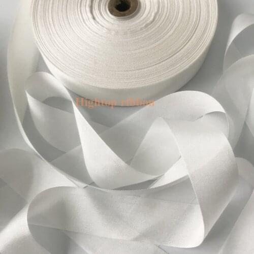 36mm 10m 30m 90m per roll white Genuine undyed white pure silk ribbon for embroidery and handcraft project free shipping