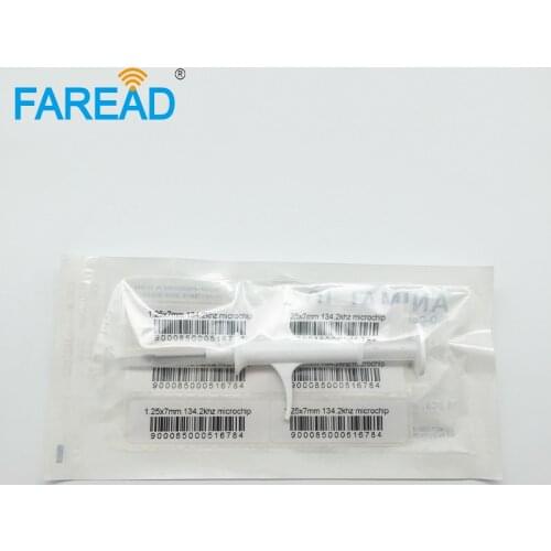Free Shipping Turtle mini microchips 1.25*7mm ISO11784/785 FDX-B syringe for verterinary use
