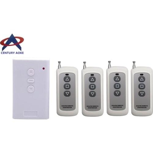 220V Digital Projection Screen Controller Electrical Motor --door-- curtain-- Wireless Remote Control Switch Receiver