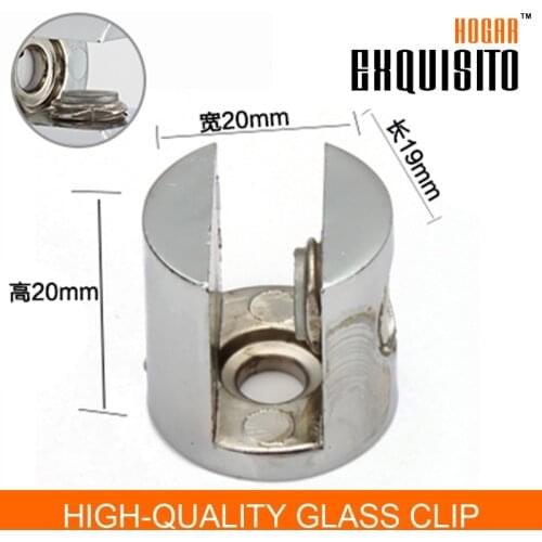 Home Hardware Hardware Glass F Clamp Fixed Folder Bracket Bracket Accessories Card Clip Glass - Plate