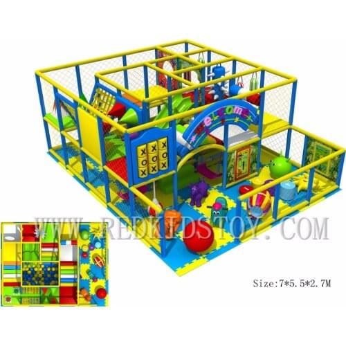 EU Standard CE Certificated Eco-friendly Childrens Entertainment Center Labyrinth HZ-7829D Kids Playground
