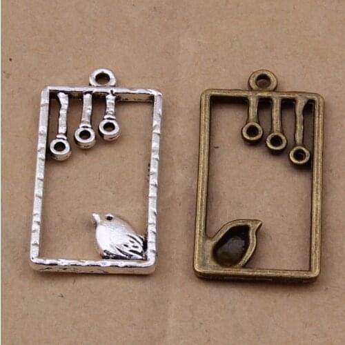 Hot 80pcs Vintage Birdcage Charm Fit Making For Necklace/Bracelet/ear/bags/apparel/key Chain Fashion DIY Jewelry Accessories