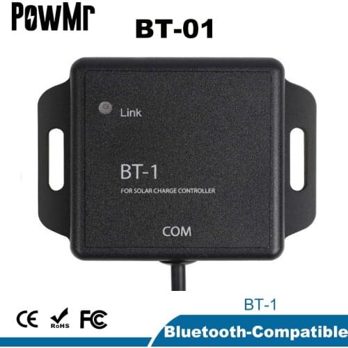 Waterproof MPPT Solar Charge Controller BT-1 Bluetooth Module 5V-12V IP67 Wireless Monitor Solar PV System for ML Controllers