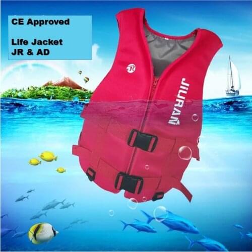 Neoprene Life Jacket Adult Kids Life Vest Water Sports Fishing Vest Kayaking Boating Swimming Surfing Drifting Safety Life Vest