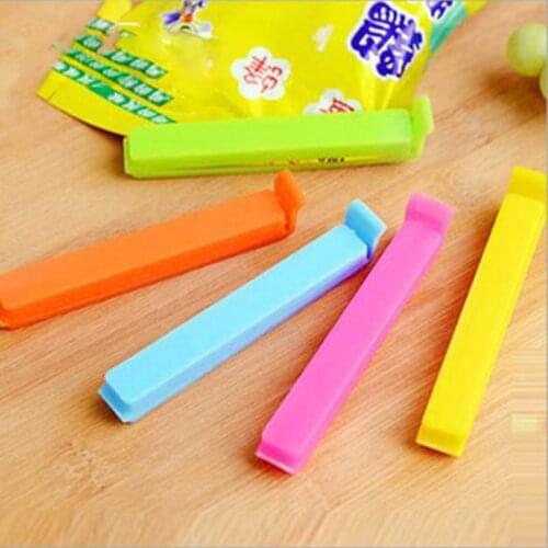 New 10Pcs/lot Portable Kitchen Storage Food Snack Seal Sealing Bag Clips Sealer Clamp Plastic Tool Drop shipping Wholesale