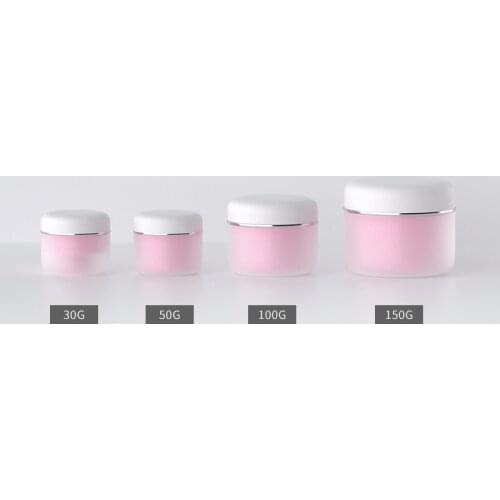 Wholesale 30g 50g 100g 150g Travel Face Cream Lotion Cosmetic Container Plastic Empty Makeup Jar Pot Refillable Bottles