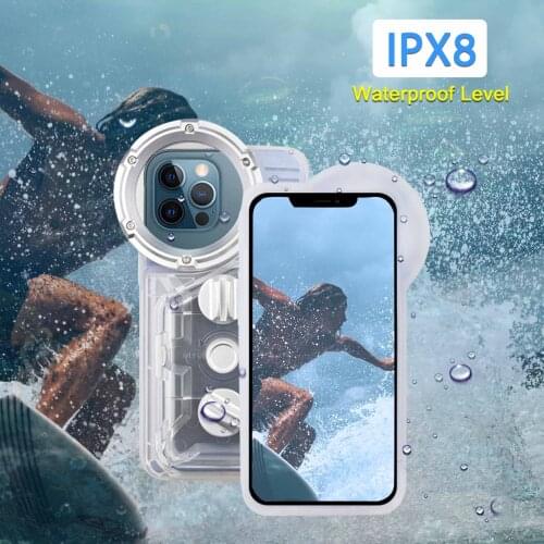 Professional Diving Phone Case For Waterproof Depth Cover For iPhone 12 12pro Cases