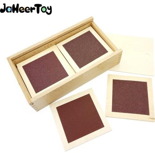 JaheerToy Montessori Educational Toy Training Childrens Sense of Touch baby Toys Wood Gifts Tactile Sensation 3-4-5-6 Years