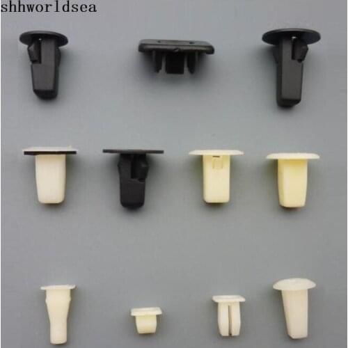Shhworldsea 500pcs car fasteners screw grommet grille grommet fender lining rear door panel screw for toyota for mitsubishi