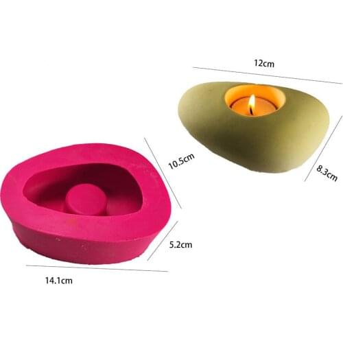 Silicone Concrete Candle Holder Wedding Decoration Bar Making Flower Pot Candle Holder Mold