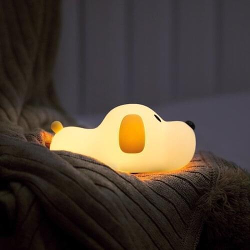 Mascot gawk wang PAPA of pet dog pat silicone small night lamp electrodeless lamp dimming gawk dog