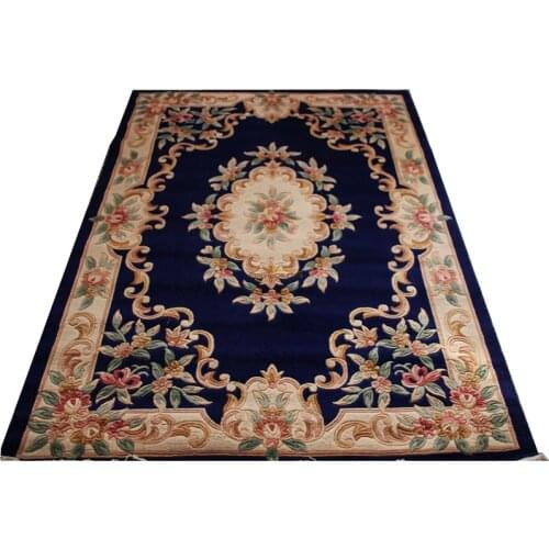 Vintage Hand Made Savonnerie Pattern Wool Rug Carpet Wool Knitting Carpets Runner Rugs Antique Hand Knotted Folk Carpet