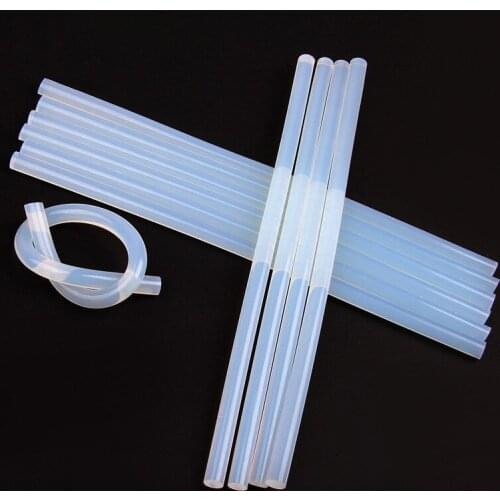 100Pcs/Lot 7mm x 200mm Hot Melt Glue Sticks For Electric Glue Gun Craft Album Repair Tools For Alloy Accessories