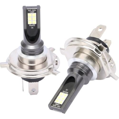 2Pcs H4 H7 H8 H11 LED Car Headlight 9005 HB3 1156 1157 T20 T25 Fog Lamp For A3 8P A4 B8 B6 A6 C6 C7 E60 Auto Leds Light 12V