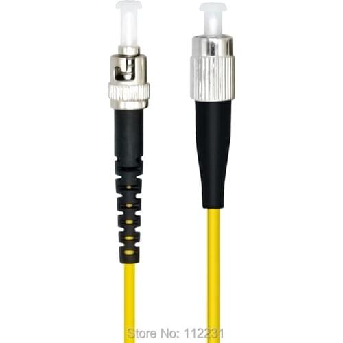 50Meters FC/PC-ST/PC,3.0mm,Singlemode 9/125,Simplex,Optical Fiber Patch Cord Cable,FC to ST