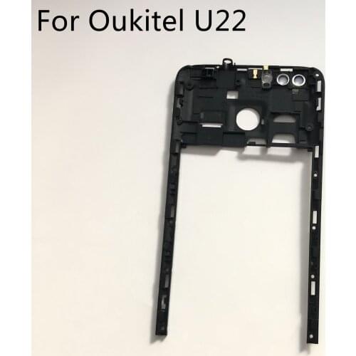 Used Oukitel U22 Back Frame Shell Case + Camera Glass Lens For Oukitel U22 MTK6580A Quad Core 5.5'' HD 720*1280 Smartphone