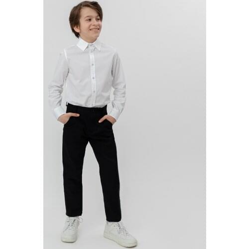 BUTTON BLUE Black Trousers For Boys