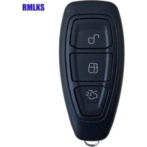 RMLKS High Quality New 3 button Remote Key Fob Fit For Focus C-Max Mondeo Kuga Fiesta B-Max With HU101 Blade
