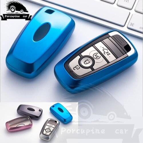 Remote Keyless Accessory Cover for Ford 2018 EcoSport for Lincoln 2017 Mondeo MKC MKZ MKX TPU Key Protector Case