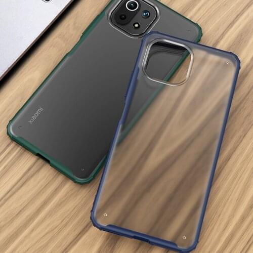 Case for xiaomi mi 11 lite 5g 11x pro ultra 11i bumper cover on xiaomi11 mi11 protective phone coque bag silicone matte soft tpu