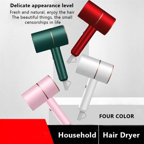 Hair Dryer Household Heating And Cooling Hair Dryer Anion High Power High Speed Multiple Choices Care Quick Dry Hair Hairdryer