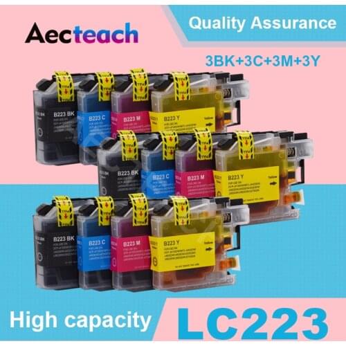 LC223 Ink Cartridge LC 223 LC223 XL Compatible For Brother DCP-J562DW DCP-J4120DW MFC-J480DW MFC-J680DW MFC-J880DW Printer