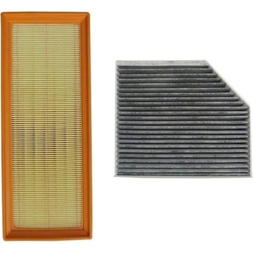 Air Filter Cabin Filter Set For Audi A5 8T 2007-/A5 Sportba/Convertible 8F 2009-/Audi Q5 8R 2008-2019 Model 2 Pcs Filter
