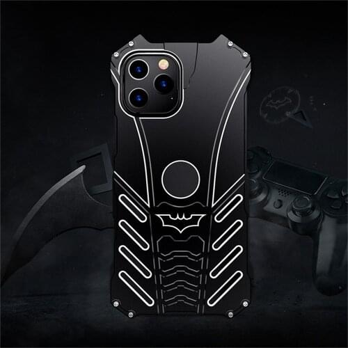 Metal Armor Phone Cover For iPhone 12 Pro Max Case Shockproof Aluminum Case For iPhone 12 Mini 7 8 Plus X Xr Xs 11 Pro Max Funda