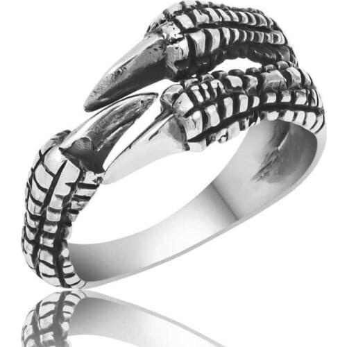 Silver Eagle Claw Men 'S Ring