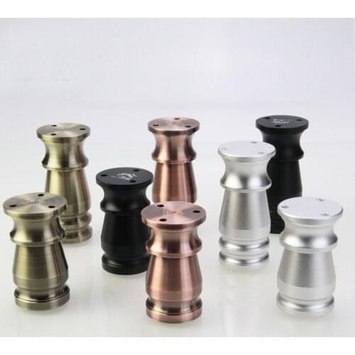 4pcs/lot Aluminum Adjustable Furniture Legs 80/100/120/150MM Cabinets Tables Chairs Sofa Feet with Non-Slip Rubber Base