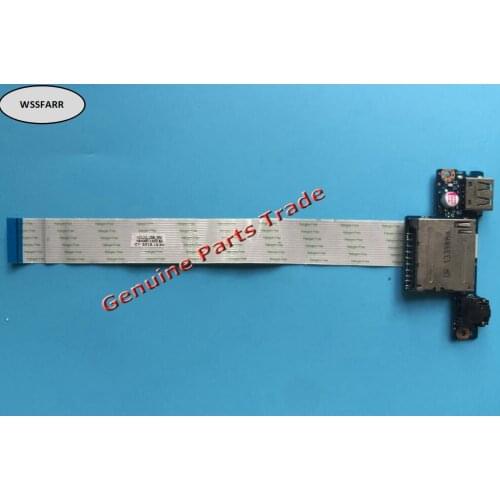 Genuine Original FOR LENOVO G50-45 CARD READER AUDIO USB BOARD WITH CABLE NBX0001AH00