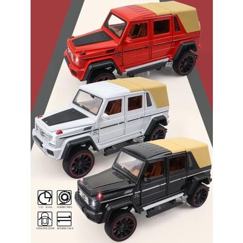 Gifts For Children G650 AMG Off-Road SUV Collection Model 1:22 Alloy Car Simulation Exquisite Diecasts Toy Vehicles Big Size