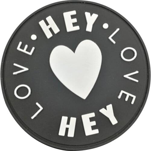 Customized Rubber Coaster Custom Rubber Silicone Labels Patches With Logo For Clothes Pvc Tags Hat Jeans Bags Luggage Gift Tag