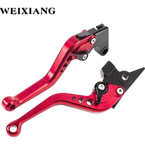 For Yamaha MT07 2014-2017 Motorcycle CNC Aluminum Adjustable Brake Levers Adjuster ATV Front Rear Double Discbrake Lever Clutch