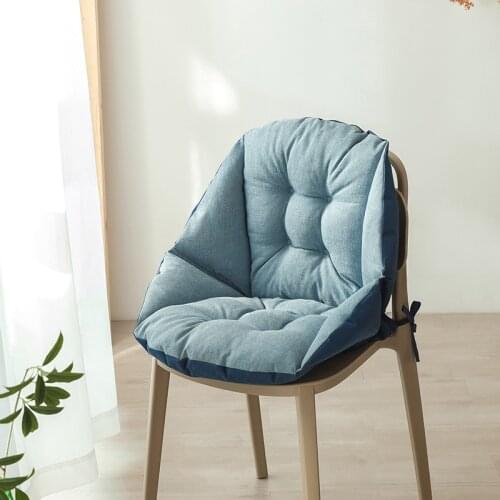Nordic Armchair Cushion Waist Protect One-Piece Office Chair Seat Dining Stool Mat Decor Chair Sofa Decorative Shell Cushions