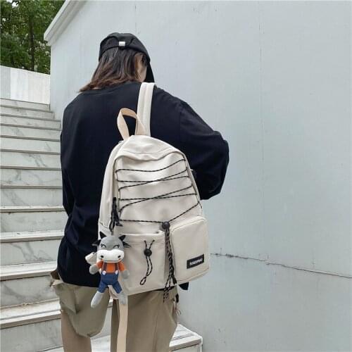 Student Backpack Women School Bag Female College Large Capacity Backpack Fashion Bagpack Rucksack Zipper Mochila Shoulder Bag