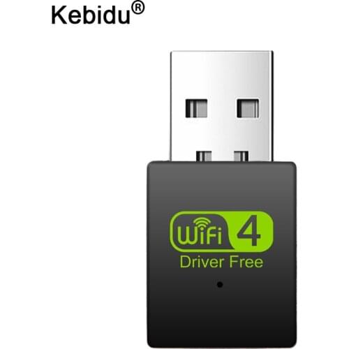 USB Wifi Adapter USB Ethernet Network Card 300Mbps 2.4Ghz USB Wi-Fi Adapter PC Antena WiFi Receiver AC WiFi Dongle Free Driver