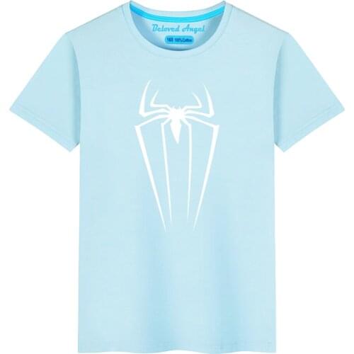 2020 Baby Boys Girls T-Shirt Casual Fashion Summer Toddler Cotton Style Short Sleeve O-Neck Luminous T-Shirts For 3-15 Years